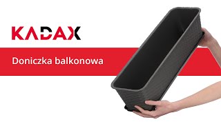 KADAX Doniczka balkonowa