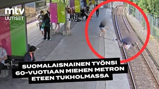 Suomalaisnainen työnsi 60-vuotiaan miehen metron eteen – syytetään murhan yrityksestä