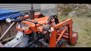 Kubota Loader Valve Leaking & Checking Relief Valve Pressure
