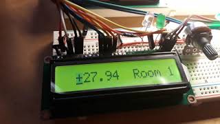 V 0.1 - Three Bluetooth sensor reading on a Raspberry Pi 3B Android Things App