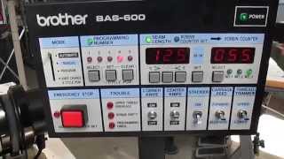 Brother BAS 600 automatic pocket machine at www.foggiato.it