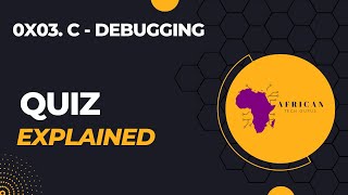 0X03 C Debugging : Quiz
