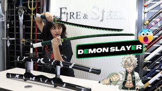 Sanemi Shinazugawa's Green Nichirin Katana from Demon Slayer (Sanemi Sword)