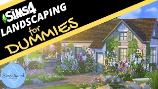 HOW TO: Landscaping | Tutorial | Sims 4 | Simsational Builds