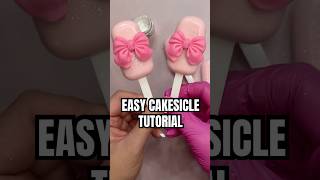 Simple cakesicles tutorial 🫶🏻🩷 #cakepops #cakesicles #baking #cake