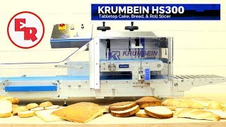 KRUMBEIN HS 300 Horizontal Tabletop Slicer | Cakes, Breads, Pastry | Bakery Equipment