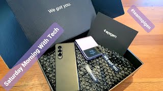 Saturday Morning With Tech ep 86 - Spigen Cases For Galaxy Z Fold 3 Accessories & Galaxy Z Flip 3