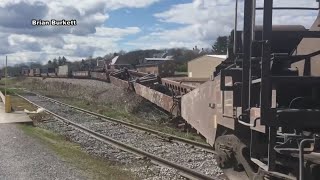 Train derailment in Rural Retreat