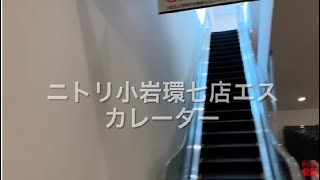 ニトリ小岩環七店エスカレーター