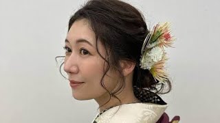 “美しすぎる気象予報士”穂川果音　振り袖姿公開に「うなじが色っぽすぎます」「綺麗でめちゃ素敵」.,.,.,.