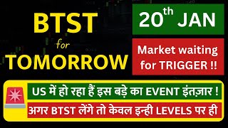 BTST for tomorrow | BTST for 20 January 2024 | Tomorrow's market GAP UP or GAP DOWN