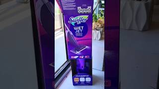 How to assemble and use the Swiffer wet jet mopping kit. #swiffer #mopping #asmr #unboxingasmr #diy