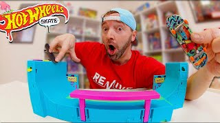 Secret Toy Skatepark Found! / (HOT WHEELS FINGERBOARDS!)