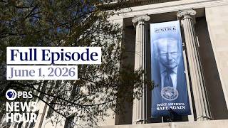 PBS News Hour full episode, June 1, 2026