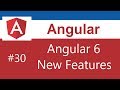 Angular Tutorial - 30 - Angular 6 New Features  and Changes