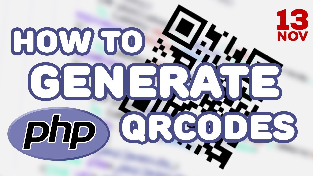 Generating QR Code With PHP Using Phpqrcode Library And Save It On The ...