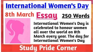 International Women's Day Essay in English | Essay on International Women's Day
