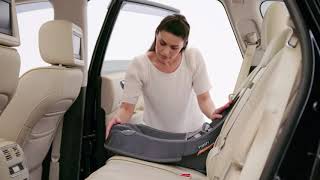 Chicco KeyFit 35 Infant Car Seat - Installing KeyFit 35 Base with Seatbelt