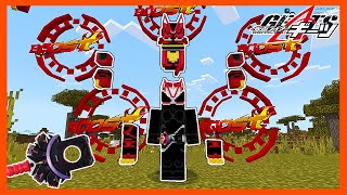 仮面ライダーギーツに変身!!　前編【マイクラ統合版】【アドオン紹介】【MinecraftPE/BE】