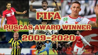 Tops Goal FIFA Puskas award winners 2009-2020
