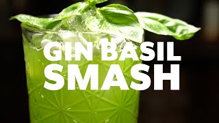 Gin Basil Smash - Wie macht man einen Gin Basil Smash? | Shake It Easy - By Nic Shanker