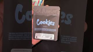 BLUE AGAVE by COOKIES Packaging review 7/10 #shorts #420 #review #viral #zaza #indica #sativa #gas