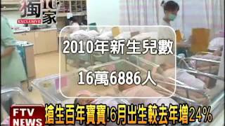 搶生百年寶寶!6月出生數增24%－民視新聞