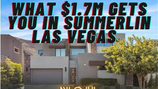 THIS IS WHAT $1.7M WILL GET YOU IN SUMMERLIN LAS VEGAS