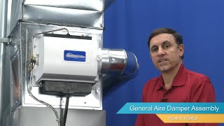 GeneralAire Bypass Style Humidifier Damper Assembly - How It Works
