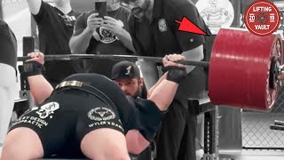 A Human Being Benched 635 kg...