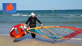 Windsurfing on Fuerteventura at René Egli