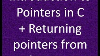 Programming Interview: Returning pointers from a function