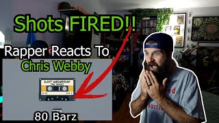 Rapper Reacts To Chris Webby - 80 Barz (2019)