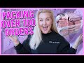 packing over 100 orders 🫶🏻💗📬 (how I pack orders for my small business)