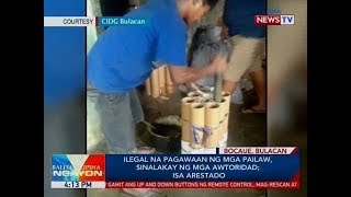 BP: Ilegal na pagawaan ng mga pailaw sa Bocaue, Bulacan, sinalakay