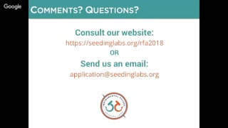 Seeding Labs: 2018/2019 Instrumental Access webinar