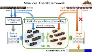 Action Segmentation with Mixed Temporal Domain Adaptation