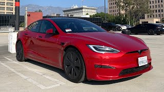 Tesla Model S PLAID - detailed walkaround tour to see all the changes over SP100d + charge Speeds.