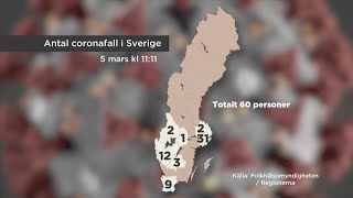 Åtta nya coronafall i Sverige i dag - Nyheterna (TV4)