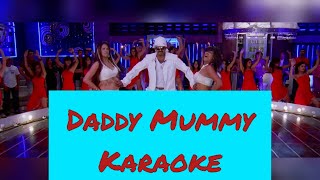 Daddy Mummy Karaoke | Lyrics | Villu | Devi Sri Prasad | HD 1080P