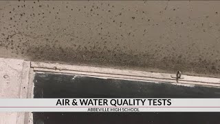 Abbeville High School air and water quality test results
