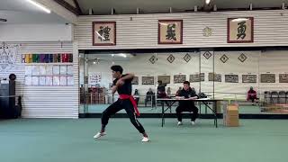 matthew kung fu red belt test