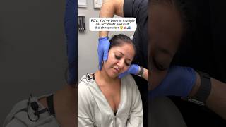 After multiple car accidents, she needed this chiropractor visit 😬 Part 1