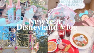 【VLOG】正月ディズニー🎍🌅とパルパル🍬🎀同時満喫！｜ヴァネロペ、パレード、新メニュー、チュロス、食べ歩き、グッズetc...