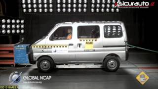 Suzuki Maruti Eeco - Crash test Global NCAP #SaferCarsForIndia