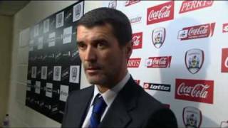 Roy Keane loses his temper with reporter