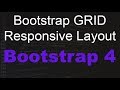 How to use Bootstrap 4 Grid | bootstrap grid system example | bootstrap responsive layout example