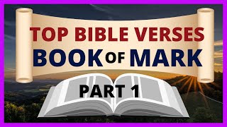 TOP and MEANINGFUL BIBLE VERSES from the BOOK of MARK  / POPULAR VERSES COLLECTION / PART 1