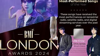 New world record! Jimin BTS' 'Like Crazy' wins prestigious award in London!