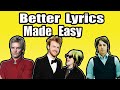 7 tips to write better lyrics for beginners (from the pros)